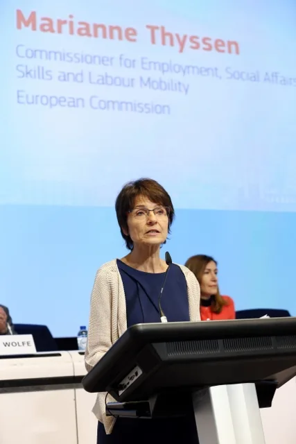 Marianne Thyssen, European Commissioner for Employment, Social Affairs, Skills and Labour 