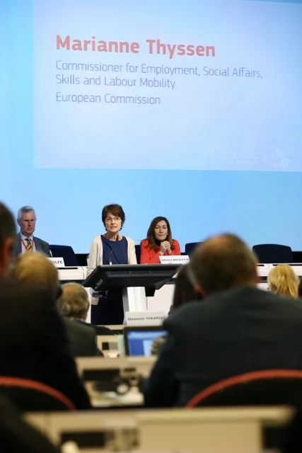 Marianne Thyssen, European Commissioner for Employment, Social Affairs, Skills and Labour 